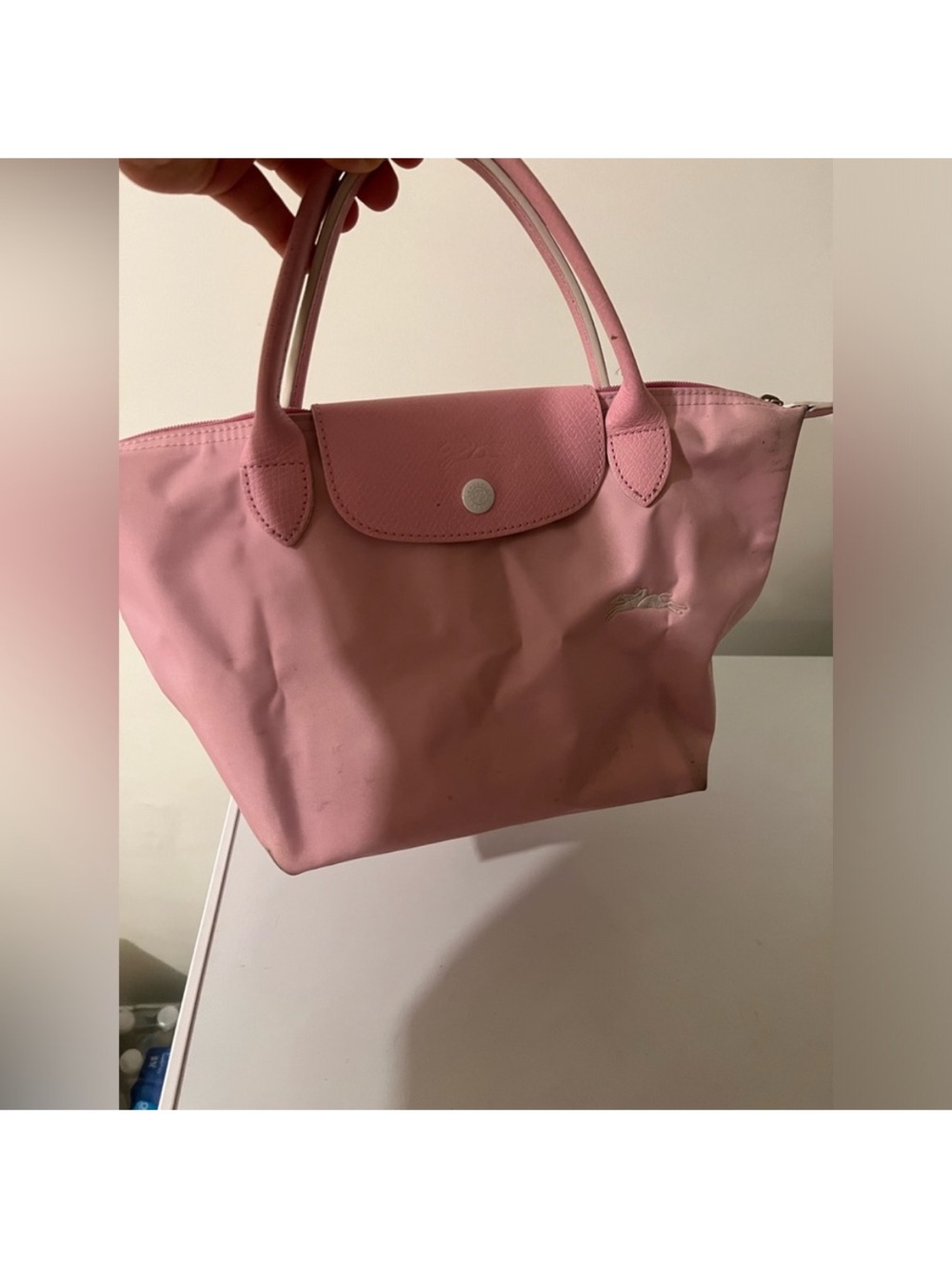 Longchamp Small Pink Tote Bag